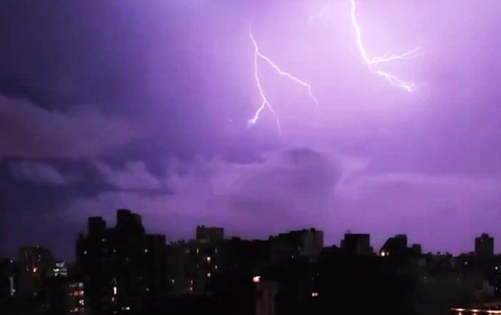 Se vienen lluvias y tormentas fuertes.