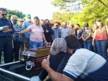 Femicidio en Rojas: despidieron los restos de Úrsula. Gentileza Hoy Rojas