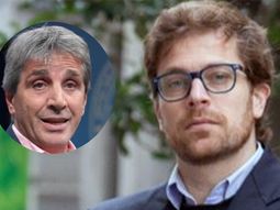 Ministro Luis Caputo y economista PabloMoldovan.