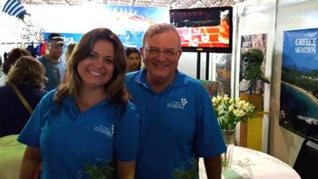 Embajador griego en Brasil y su esposa Embajador griego en Brasil y su esposa