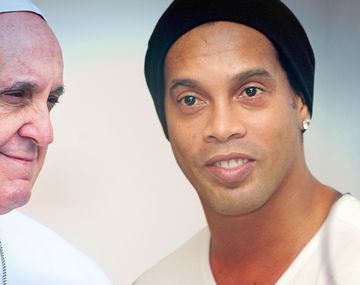 El papa Francisco y Ronaldinho anuncian nuevo partido por la paz en Roma