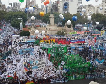 Más de 300 mil personas se movilizaron al Congreso