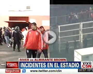 Incidentes en las puertas del Monumental