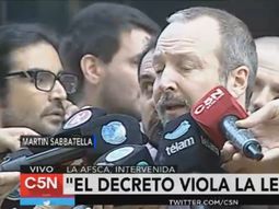 sabbatella: el gobierno intenta intervenir un ente autarquico sabbatella: el gobierno intenta intervenir un ente autarquico