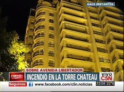 Se incendió un departamento en un edificio de Nuñez