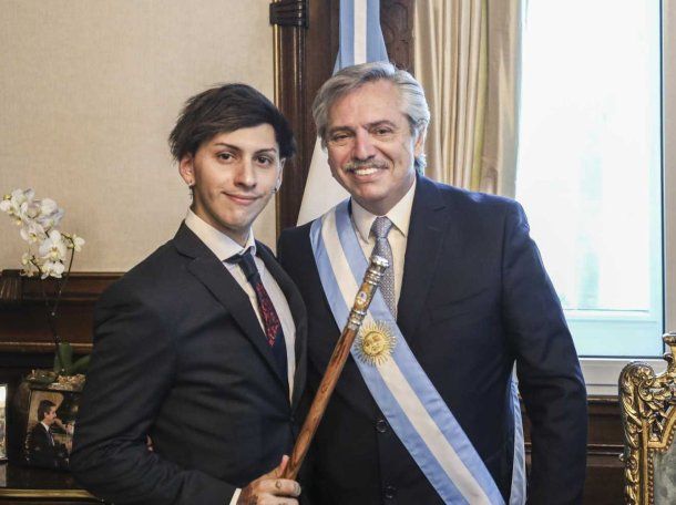 La impactante transformación física de Dyhzy, el hijo de Alberto Fernández