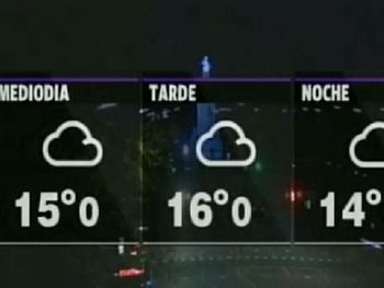 La probabilidad de lloviznas permanecerá en la Ciudad durante todo el día