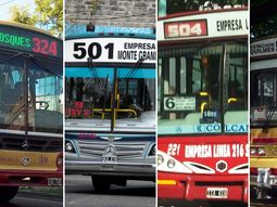 Paro de colectivos en las líneas 324, 501, 504 y 583 por el asalto a un chofer