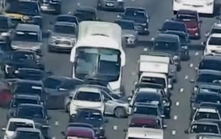 Video: el momento exacto del choque múltiple en la General Paz