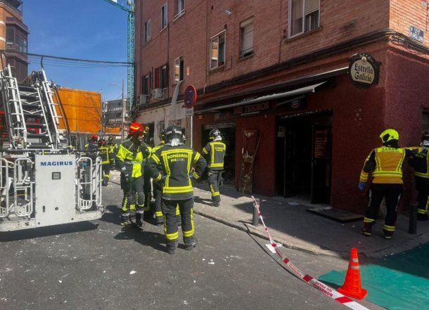 Al menos 25 personas resultaron heridas tras la explosión de un edificio en Madrid