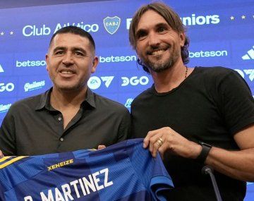 Diego Martínez fue presentado como DT en Boca