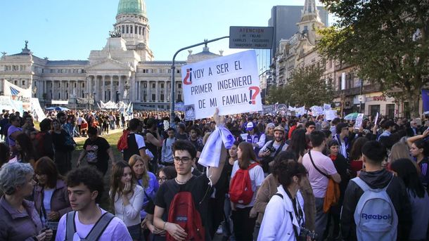 La segunda Marcha Federal Universitaria también fue masiva.