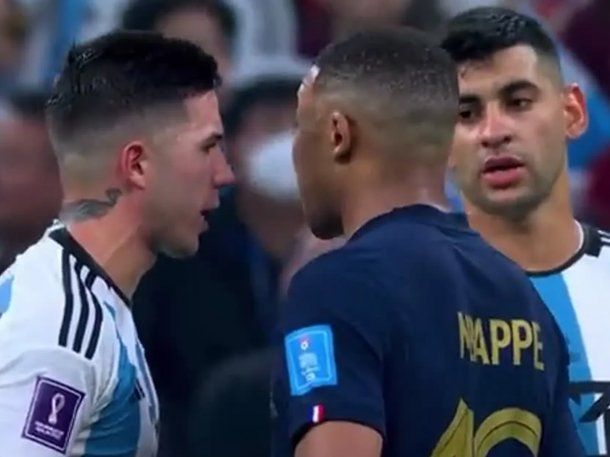 Qué le dijo Enzo Fernández a Kylian Mbappé en la final del Mundial de Qatar 2022