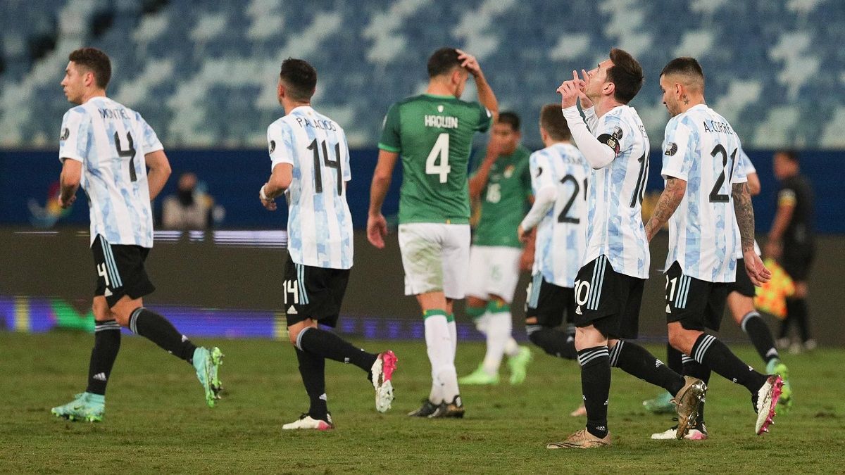 Copa América con un show de Lionel Messi, Argentina goleó a Bolivia