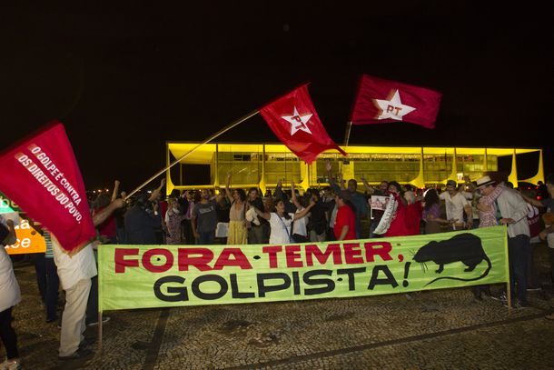 Fuera Temer ¡Golpista!
