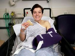 Becky se recuperó pero tuvieron que hacerle un injerto de piel