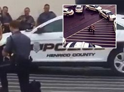 La encerró con patrulleros para pedirle boda