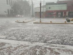 Lluvias y granizo.