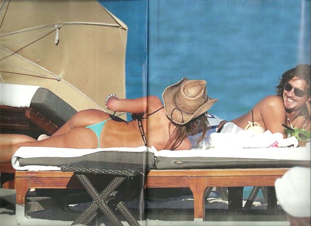 Karina Jelinek y su nuevo novio disfrutan de las playas de Miami