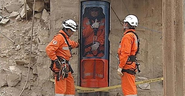 Capsula rescate mineros Chile