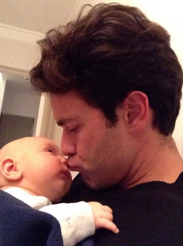 Mariano Martínez celebró los dos meses de su bebé en las redes sociales