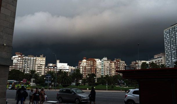 Tormenta en la ciudad de Mar del Plata
