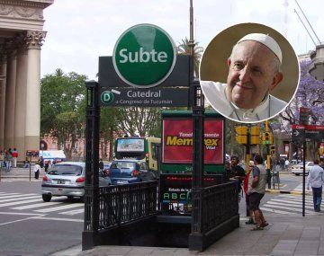 Proponen que la estación de la Línea D de subte pase a llamarse Catedral-Papa Francisco
