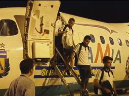 El avión de Lamia que llevó a la Selección a Brasil El avión de Lamia que llevó a la Selección a Brasil