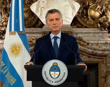 Macri brindará un mensaje esta tarde desde Casa Rosada