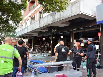 Así explotó un local comercial en Florencio Varela: 24 personas quedaron heridas