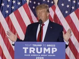 Donald Trump anunció su candidatura a presidente para 2024