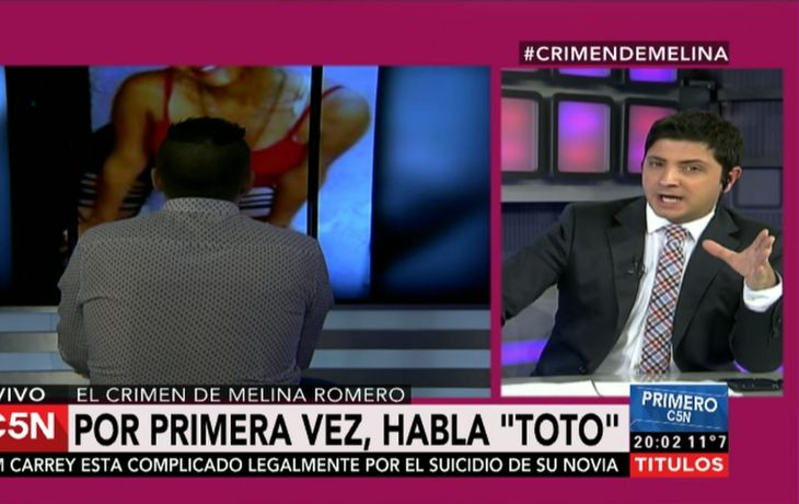 Toto habló en C5N: No tengo nada que ver con el crimen de Melina