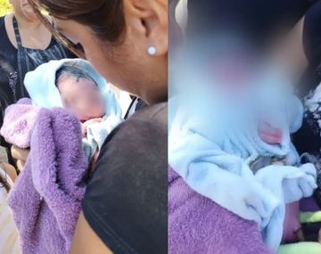 Hallaron a un bebé recién nacido abandonado en la vía pública y dentro de una bolsa