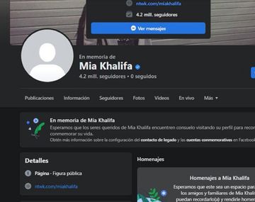 Los memes por Mia Khalifa y el in memoriam que le puso Facebook