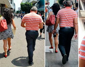 Lo escrachan filmando debajo de las polleras