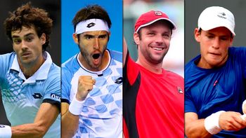 Pella, Mayer, Schwartzman y Zeballos, el equipo argentino Pella, Mayer, Schwartzman y Zeballos, el equipo argentino