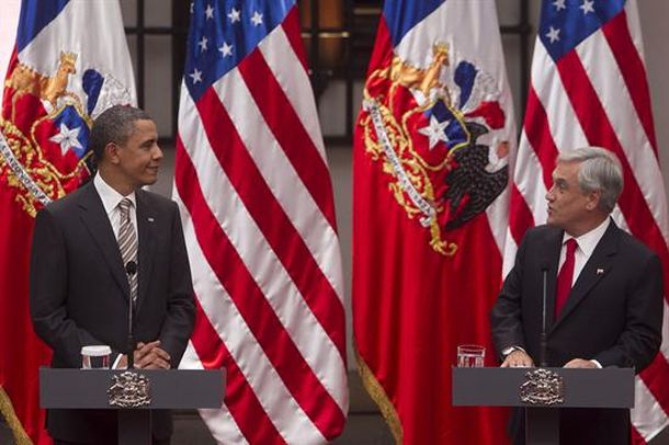 Obama y Piñeira