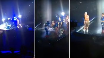 el papelon de justin bieber: resbalon y caida en pleno show en estados unidos el papelon de justin bieber: resbalon y caida en pleno show en estados unidos