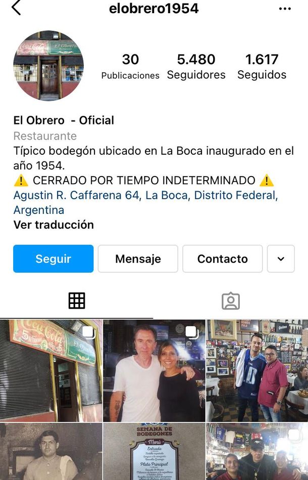 Cerraron dos bodegones clásicos porteños: El Obrero de La Boca y Oviedo de Palermo bajaron sus persianas 