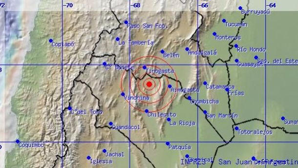 Catamarca: se produjo un sismo de 5.2 en la capital