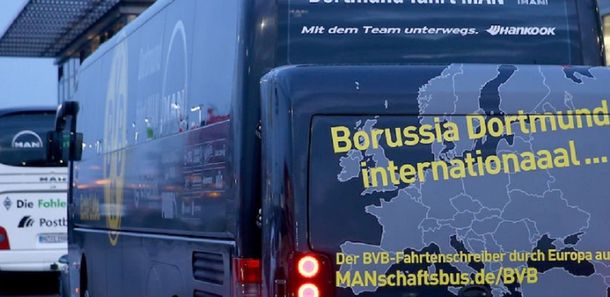 Explosión en el micro que del Borussia: se suspendió el partido ante Mónaco