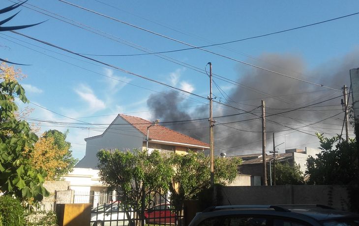 Incendio en Bernal