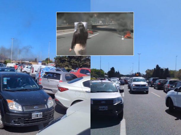 Caos en la Autopista Riccheri por una protesta de vecinos