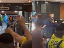 El conmovedor apoyo de los hinchas de Boca para Merentiel y Advíncula