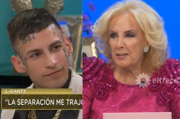 El reproche de L-Gante a Mirtha Legrand: Usted me cayó mal porque...