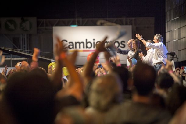 Los festejos de Macri presidente