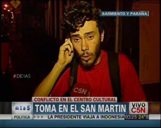 Toma en el San Martín: Si tienen decencia, que se sienten a hablar