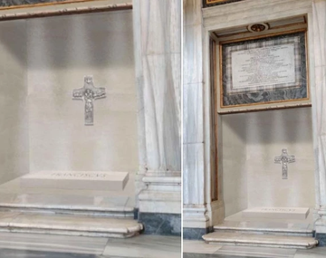 La tumba del papa Francisco.