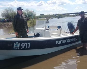 Dos jóvenes fueron hallados muertos en un río. Foto: @JuanCruzGoya.