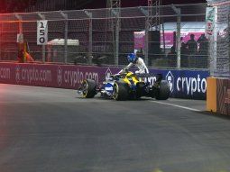 Albon abandonó en la Práctica 2 del GP de Las Vegas